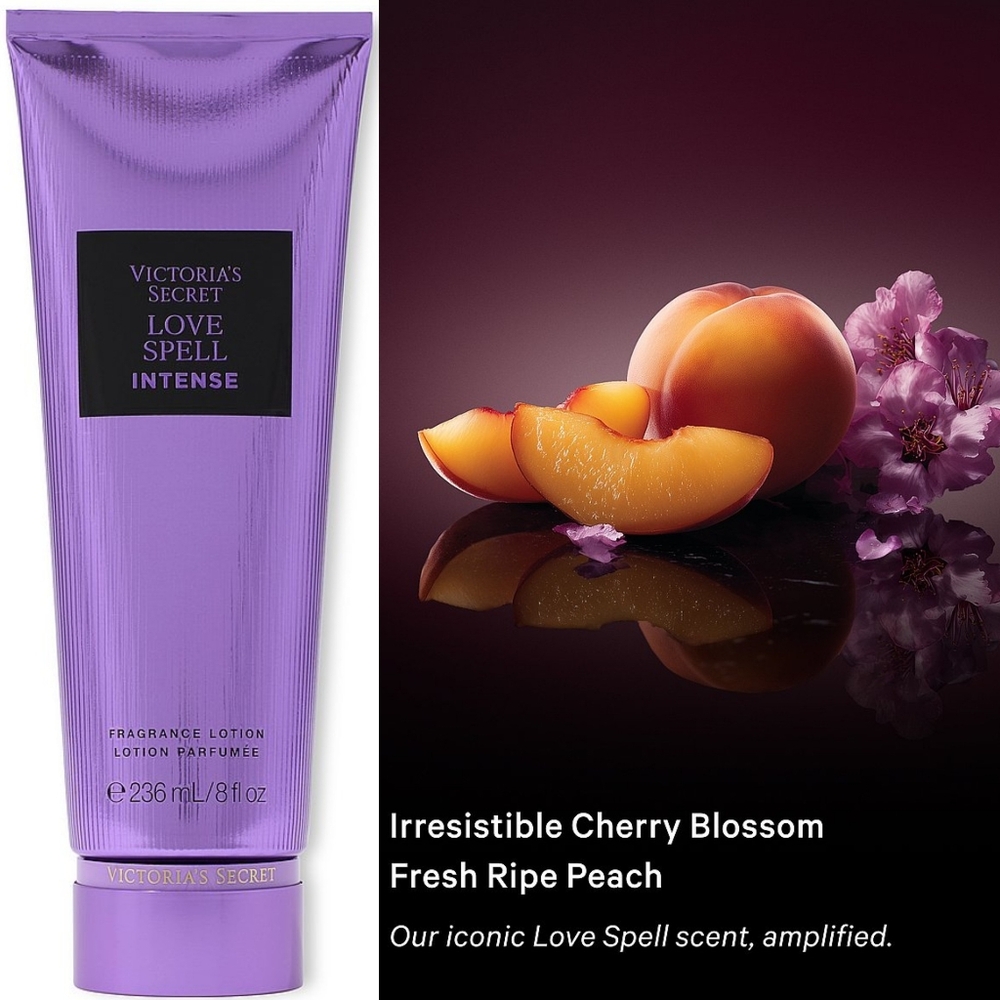 Victoria's Secret Love Spell Intense Fragrance Body Lotion 8oz NEW Rare